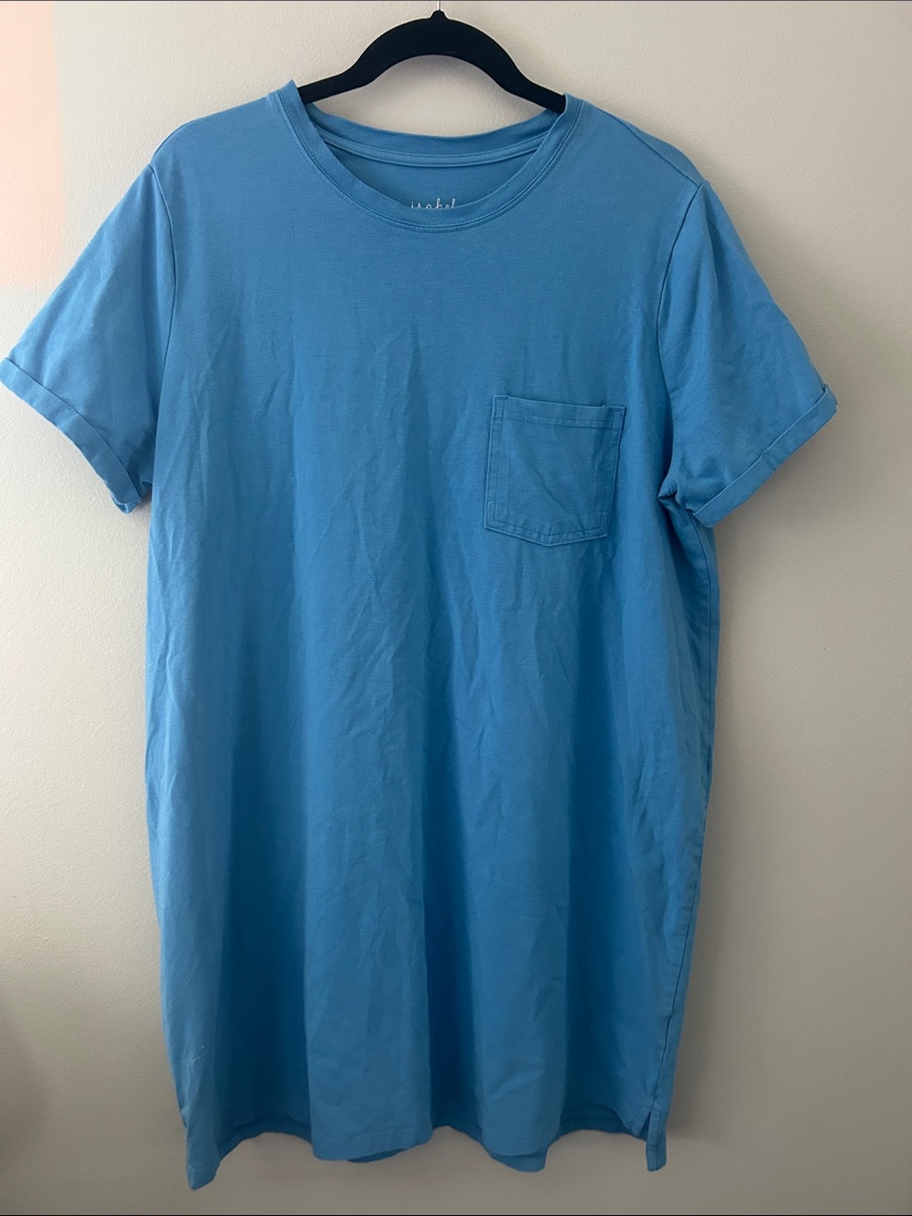Isabel Maternity Relaxed Pocket T-Shirt Dress, Size XL